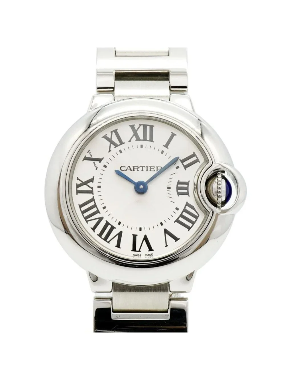 Cartier Ballon Blue SM Silver Dial Watch